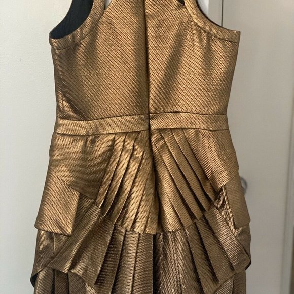 Sass & Bide Make a Reservation Dress in Gold - Picture 3 of 8